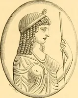 An illustration from Antique gems and rings (1872)