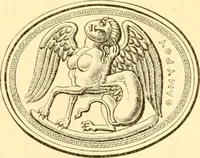 An illustration from Antique gems and rings (1872)