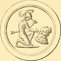 An illustration from Antique gems and rings (1872)