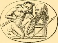 An illustration from Antique gems and rings (1872)
