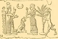An illustration from Antique gems and rings (1872)