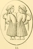 An illustration from Antique gems and rings (1872)