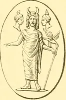 An illustration from Antique gems and rings (1872)