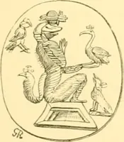 An illustration from Antique gems and rings (1872)