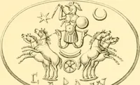 An illustration from Antique gems and rings (1872)