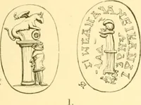An illustration from Antique gems and rings (1872)