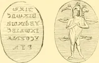 An illustration from Antique gems and rings (1872)
