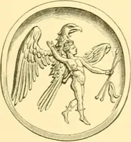 An illustration from Antique gems and rings (1872)
