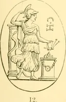 An illustration from Antique gems and rings (1872)