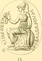 An illustration from Antique gems and rings (1872)