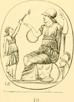 An illustration from Antique gems and rings (1872)