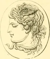 An illustration from Antique gems and rings (1872)