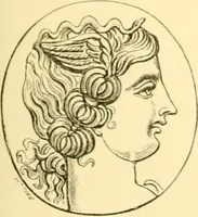 An illustration from Antique gems and rings (1872)