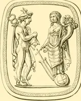 An illustration from Antique gems and rings (1872)