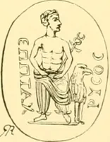 An illustration from Antique gems and rings (1872)
