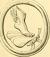 An illustration from Antique gems and rings (1872)