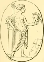An illustration from Antique gems and rings (1872)