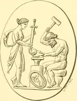 An illustration from Antique gems and rings (1872)