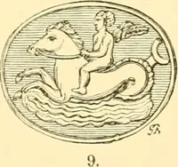 An illustration from Antique gems and rings (1872)