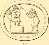 An illustration from Antique gems and rings (1872)