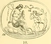 An illustration from Antique gems and rings (1872)