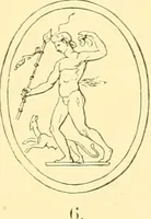 An illustration from Antique gems and rings (1872)