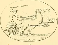 An illustration from Antique gems and rings (1872)