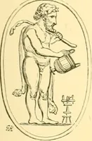 An illustration from Antique gems and rings (1872)