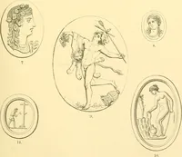 An illustration from Antique gems and rings (1872)