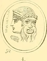 An illustration from Antique gems and rings (1872)