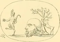 An illustration from Antique gems and rings (1872)