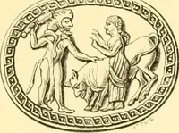 An illustration from Antique gems and rings (1872)