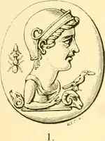 An illustration from Antique gems and rings (1872)