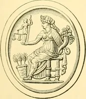 An illustration from Antique gems and rings (1872)