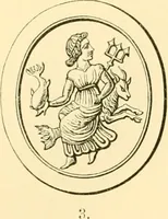 An illustration from Antique gems and rings (1872)