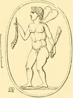An illustration from Antique gems and rings (1872)