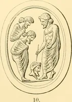 An illustration from Antique gems and rings (1872)