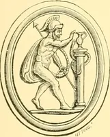 An illustration from Antique gems and rings (1872)