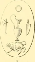An illustration from Antique gems and rings (1872)