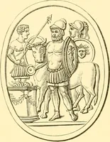 An illustration from Antique gems and rings (1872)