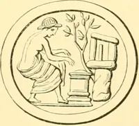An illustration from Antique gems and rings (1872)