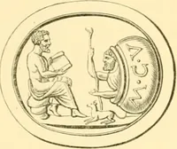An illustration from Antique gems and rings (1872)