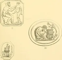 An illustration from Antique gems and rings (1872)