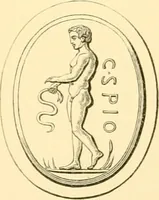 An illustration from Antique gems and rings (1872)
