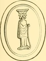 An illustration from Antique gems and rings (1872)