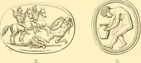 An illustration from Antique gems and rings (1872)