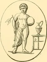 An illustration from Antique gems and rings (1872)