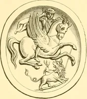An illustration from Antique gems and rings (1872)