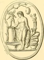 An illustration from Antique gems and rings (1872)