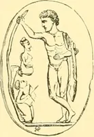 An illustration from Antique gems and rings (1872)